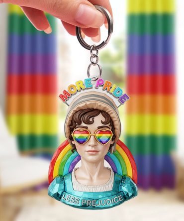 Lgbt Supporter Keychain - Gifts For Lgbt 06Naqn300525