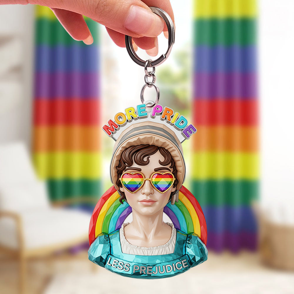 Lgbt Supporter Keychain - Gifts For Lgbt 06Naqn300525