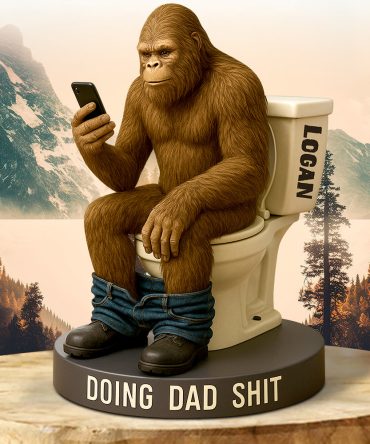 Big Foot Dad Doing Acrylic Plaque - Personalized Gifts For Dad 04Ohdt070525
