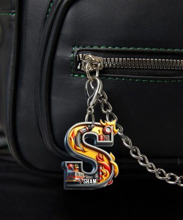 Custom Alphabet Letter Gifts For Fire Truck Lovers Keychain 03Xqtn060225