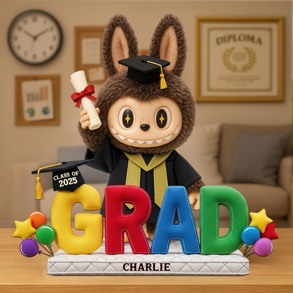 Graduation Doll Acrylic Plaque - Personalized Gifts For Graduate 02Napu190625