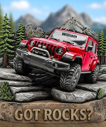 Rockin' Off-Road Life Acrylic Plaque - Personalized Gifts For Off-Road Lovers 03Qhqn040625