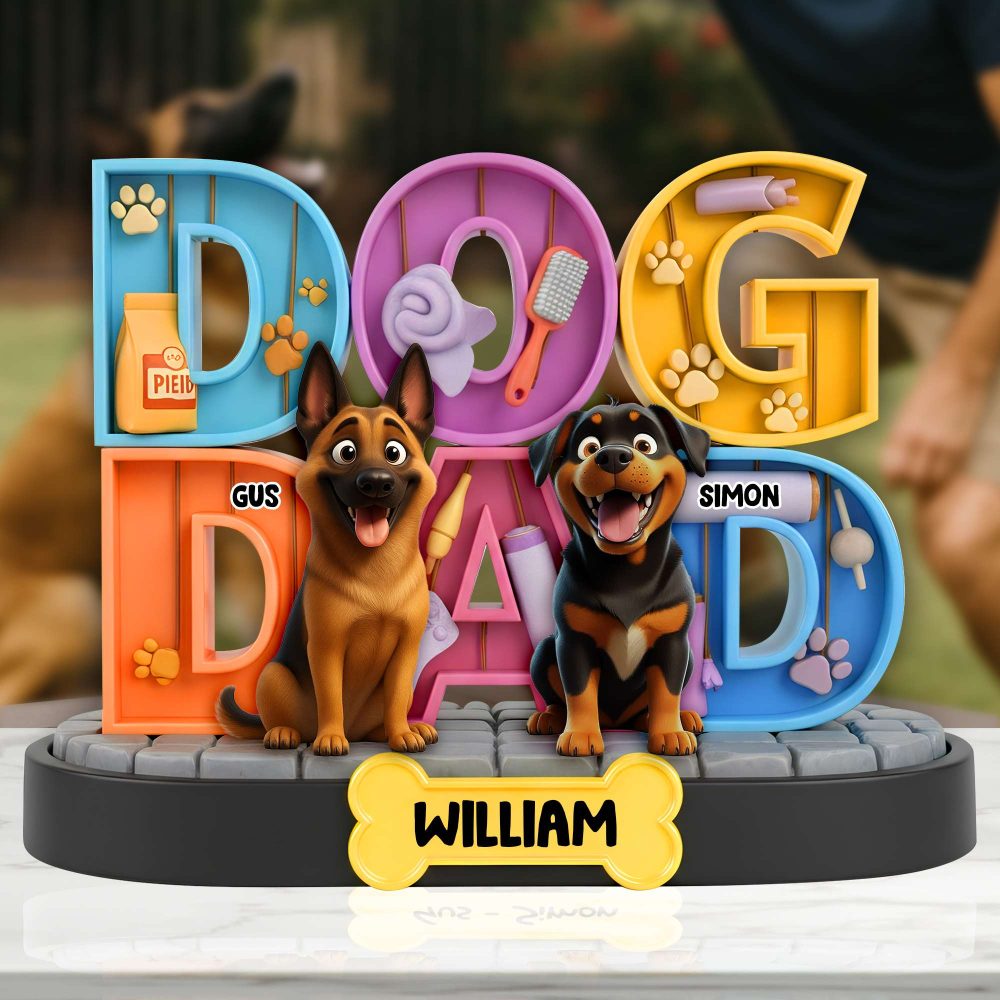 Adorable Dog Acrylic Plaque - Personalized Gifts For Dog Lovers 06Tglu260625 - Image 3