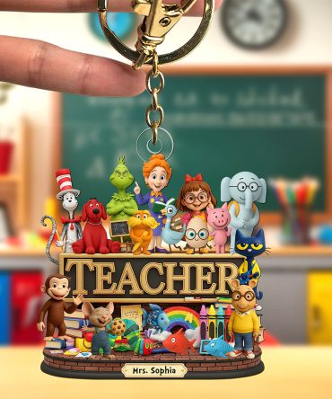 Children'S Book Keychain - Personalized Gifts For Teacher 03Naqn110625