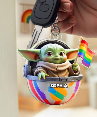 Galaxy Monster Lgbt Keychain - Personalized Gifts For Lgbt 04Hupu280525