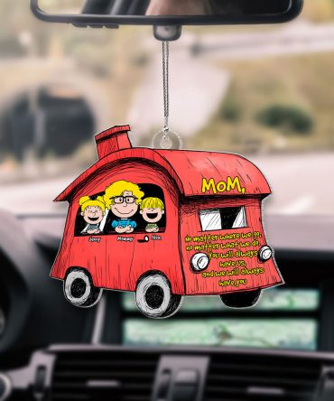 Personalized Gifts For Mom Car Ornament, Drive Safe We Love You 02Tgmh040325Hh