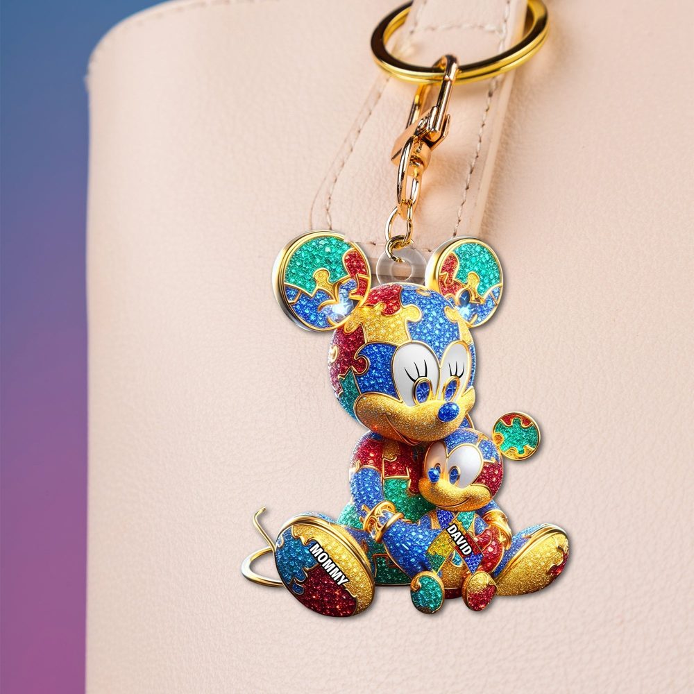 Personalized Gifts For Autism Mom Keychain 02Tgtn220325 - Image 2