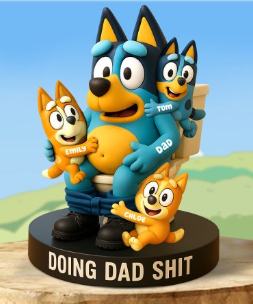 Holiday Chaos With Dad Plaque – Custom Christmas Gifts For Dad 02Ohdt100525