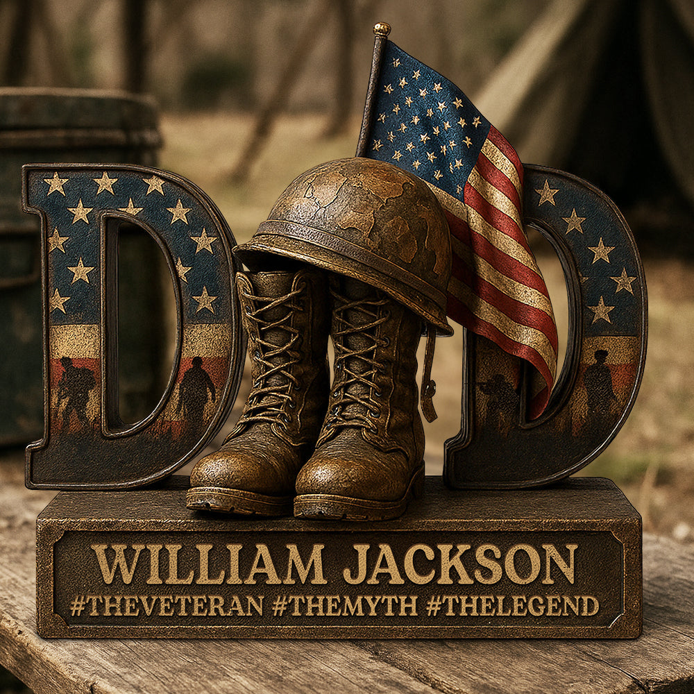 Dad, The Legend – Personalized Christmas Gifts For A True Warrior 02Xqdt170425