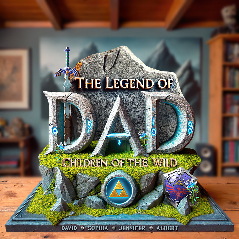 Legend Dad Acrylic Plaque Personalized Gifts For Dad 03Huqn190425