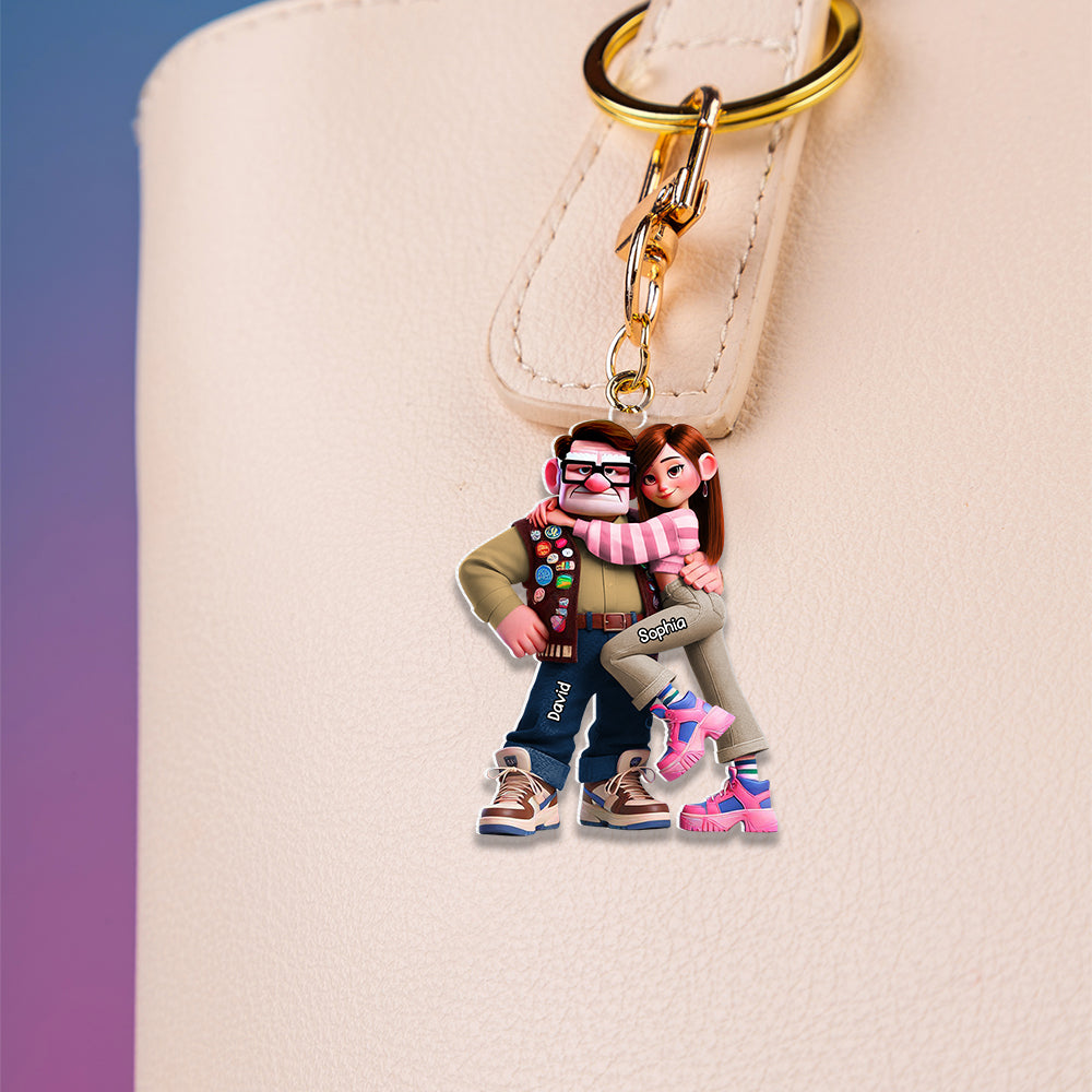 Personalized Gifts For Couple Keychain 02Ohdt050225 - Image 3
