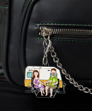 Personalized Gifts For Camping Couple Keychain 02Xqmh100225Pa