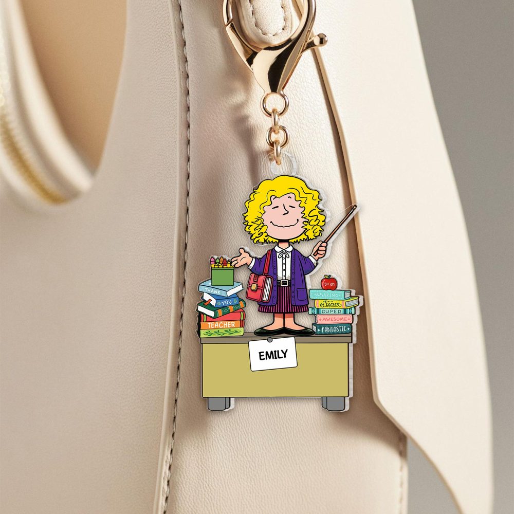 Personalized Gifts For Teacher Keychain 01Ohpu150125