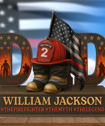Firefighter Dad Legend Acrylic Plaque - Personalized Gifts For Dad 02Qhqn090525
