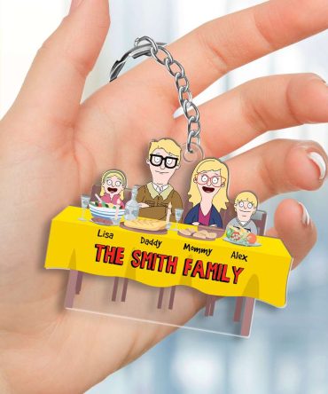 Personalized Gifts For Family Keychain Family Meal 04Ohmh261224Hg