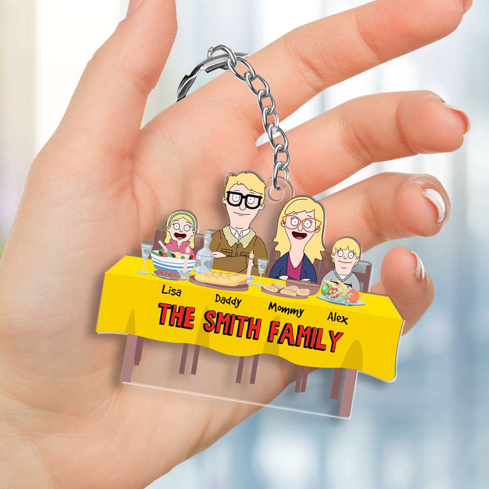 Personalized Gifts For Family Keychain Family Meal 04Ohmh261224Hg