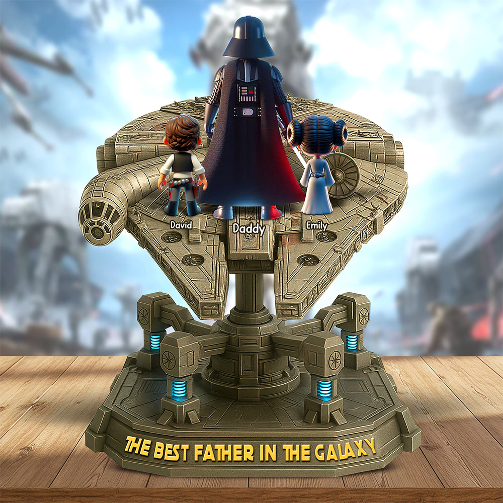 The Best Galaxy Father Acrylic Plaque - Personalized Gifts For Father 01Ohqn030525