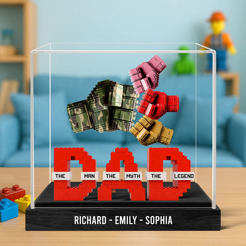 Legend Fist Bump Dad Acrylic Plaque Personalized Gifts For Dad 06Ohqn170525
