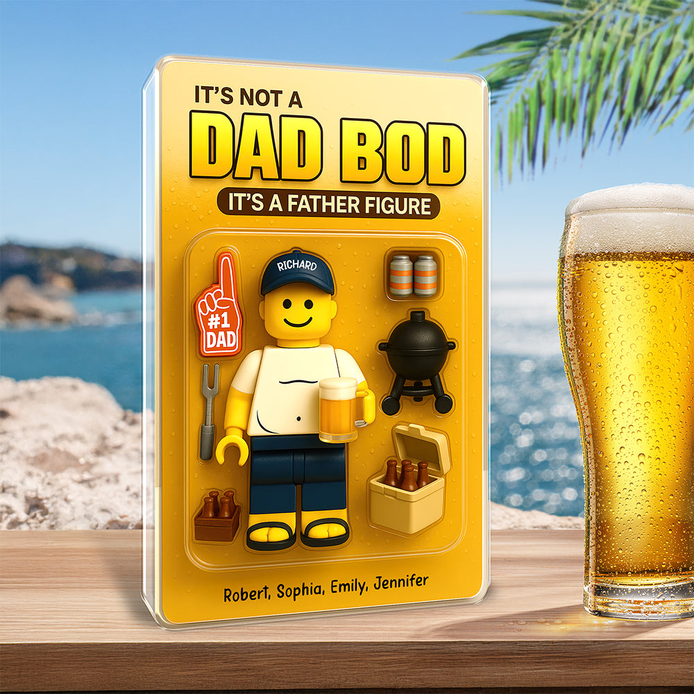 It'S A Father Figure Acrylic Plaque Personalized Gifts For Dad 05Naqn070525 - Image 3