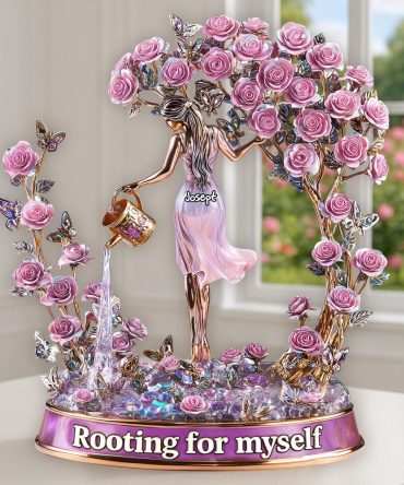 Rooting For Myself Acrylic Plaque - Personalized Gifts For Garden Lovers 05Tglu170525