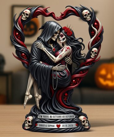 Love To Death Acrylic Plaque Personalized Gifts For Couple 05Tgqn180625