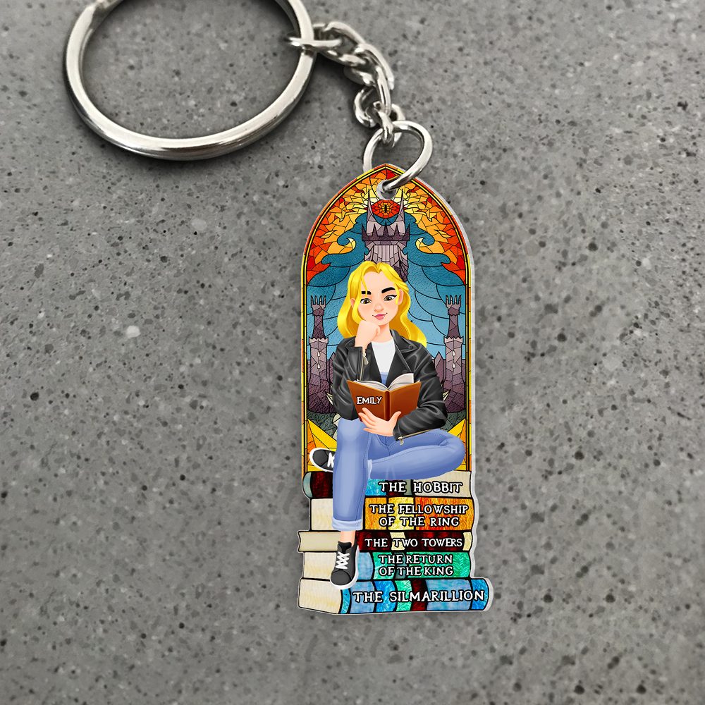 Personalized Gifts For Book Lover Keychain 02Hupu271224Pa