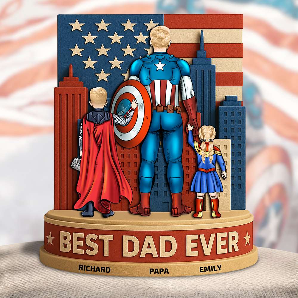 Personalized Gifts For Dad Acrylic Plaque Power Dad 05Nadt140425Pa