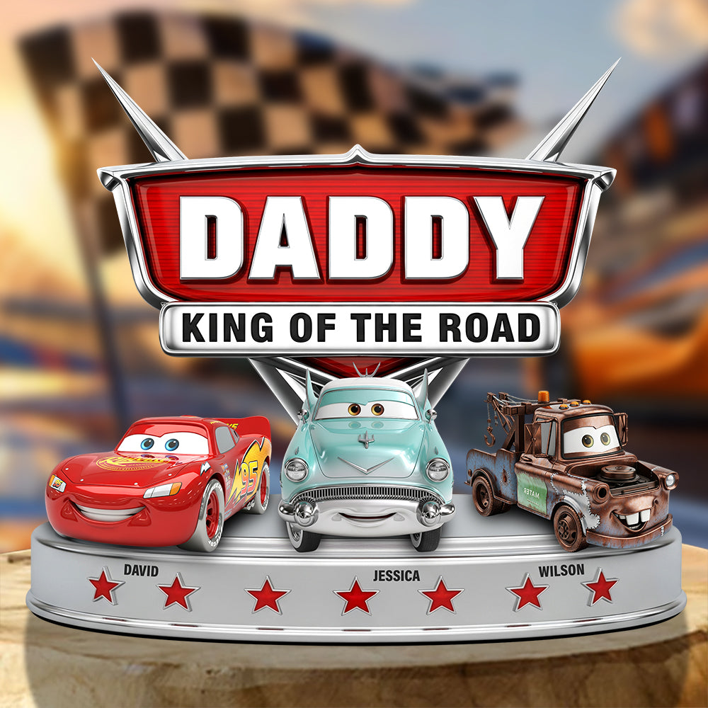 King Of The Road Acrylic Plaque Personalized Gifts For Dad 02Ohdt280525