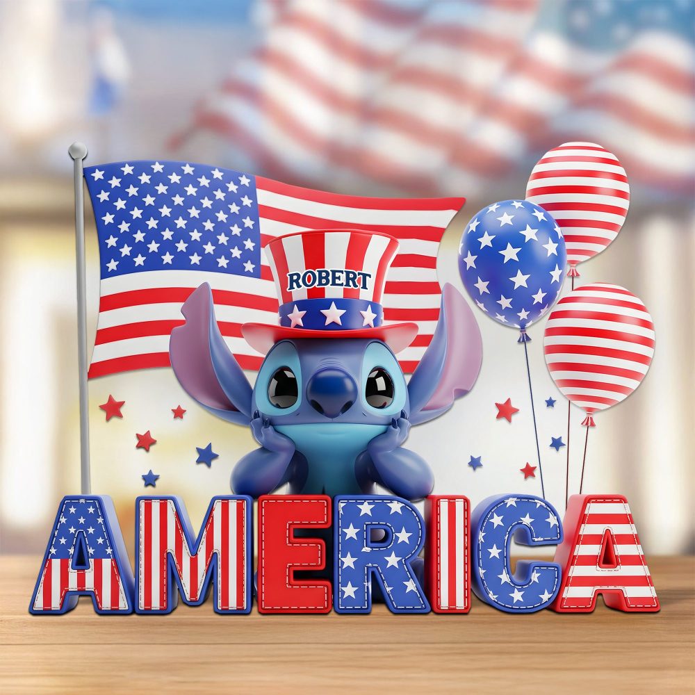 Independence Day Acrylic Plaque - Personalized Gifts For Americans 04Ohpu050625