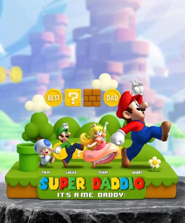 Super Daddio Acrylic Plaque Personalized Gifts For Dad 01Ohtn030525