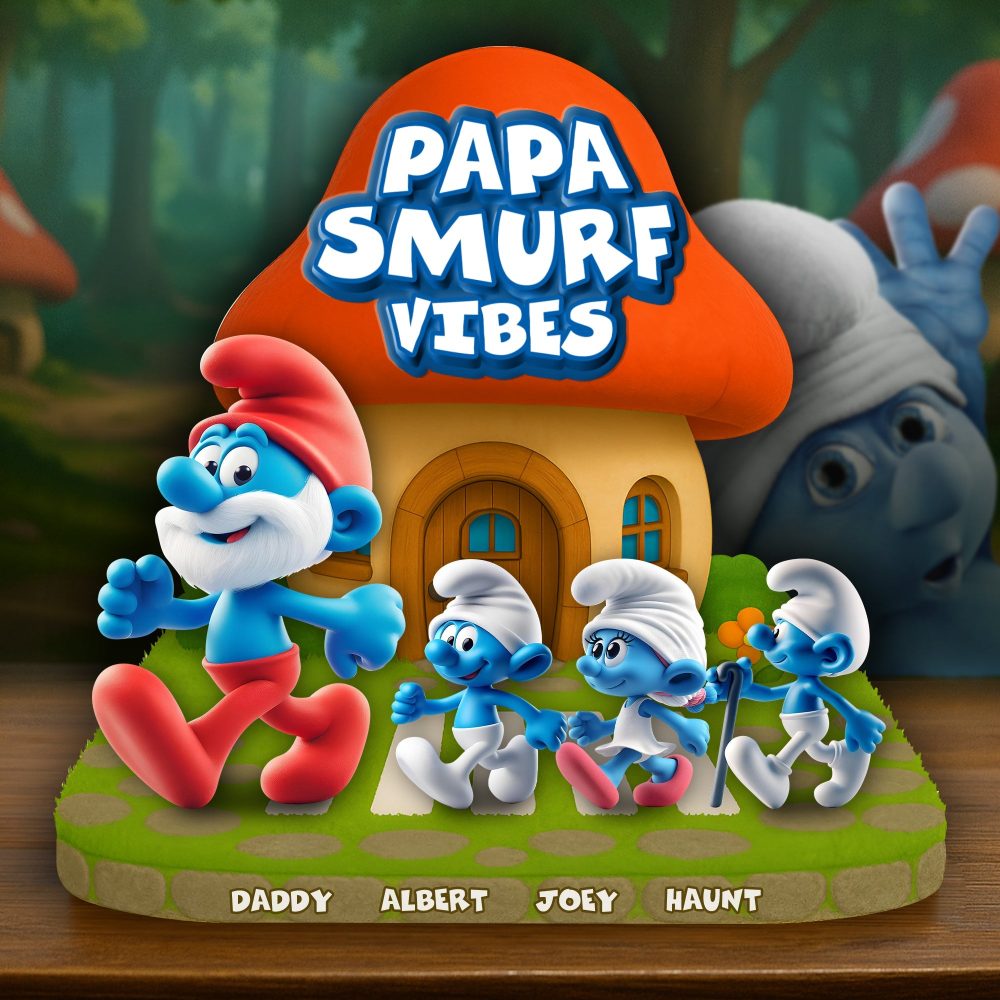 Papa Vibes Acrylic Plaque - Personalized Gifts For Dad 01Ohlu020525