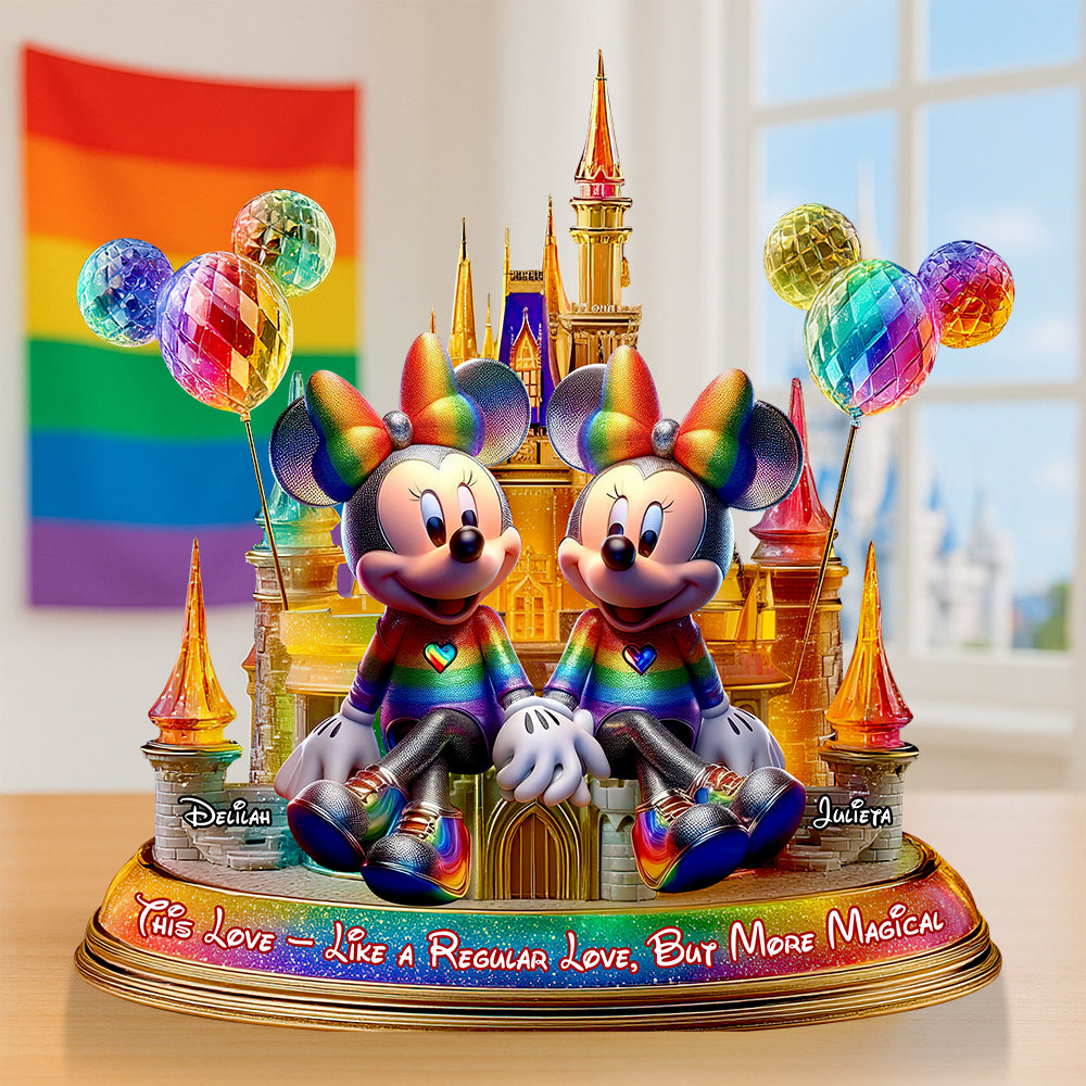 Magic Castle Acrylic Plaque Personalized Gifts For Lgbt Couple 05Tgdt300525