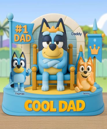 Dog Dad Plaque - Personalized Gifts For Dad 01Napu090525