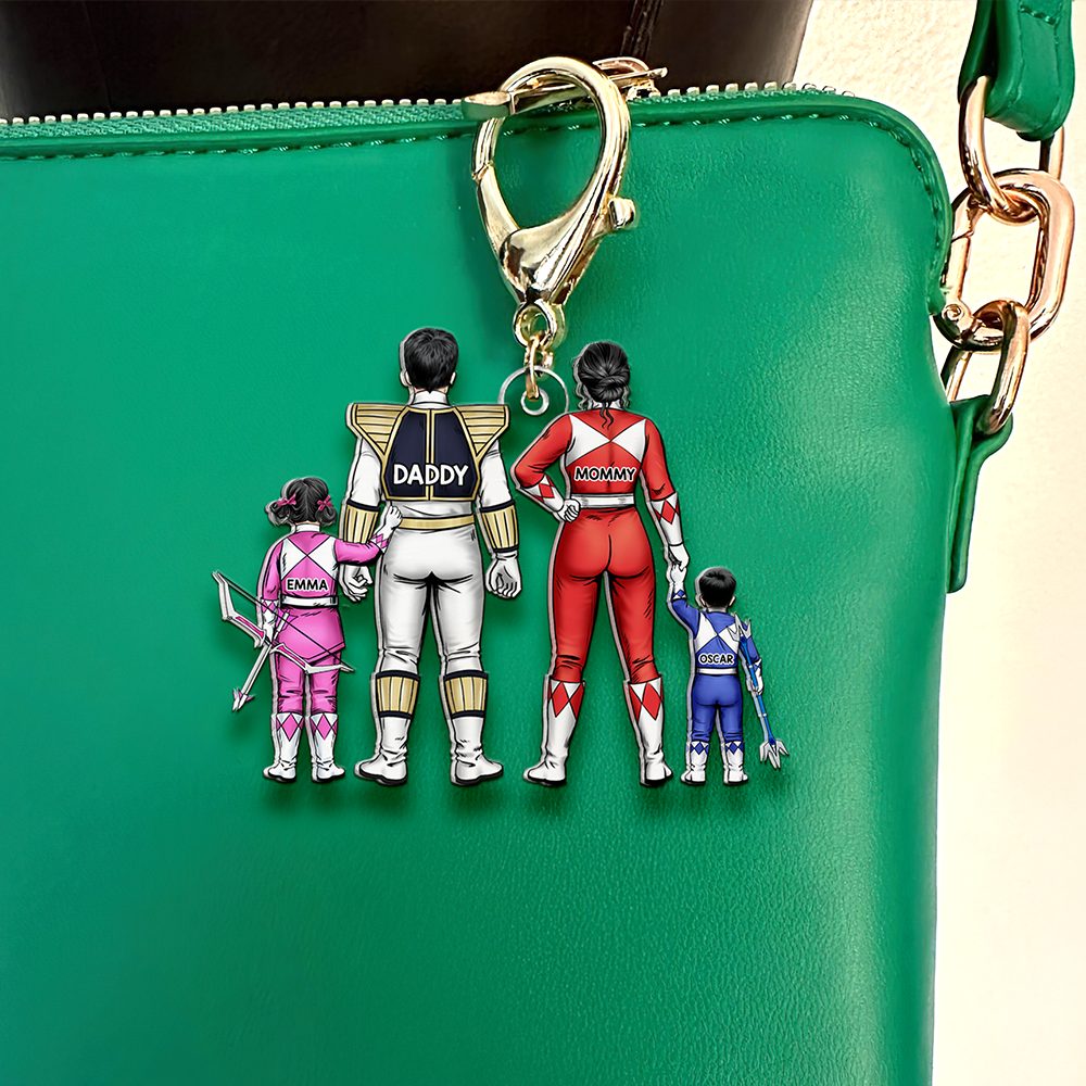 Personalized Gifts For Family Keychain The Holding Hands Family 02Qhhu240225Hh