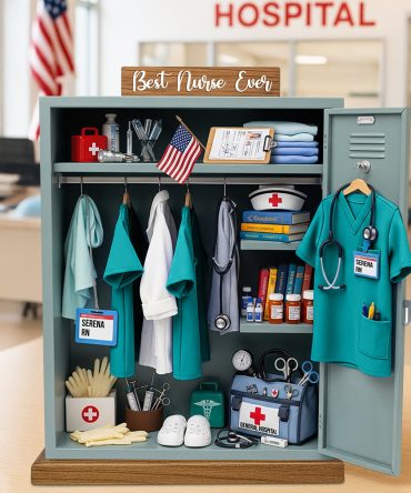 Nurse Personal Locker Acrylic Plaque Personalized Christmas Gifts For Nurse 05Qhdt050625