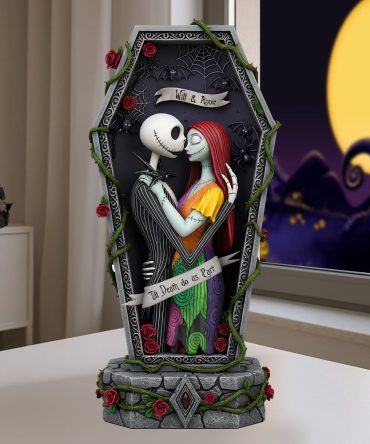 Spooky Couple Forever Acrylic Plaque - Personalized Gifts For Couple 02Qhlu220525