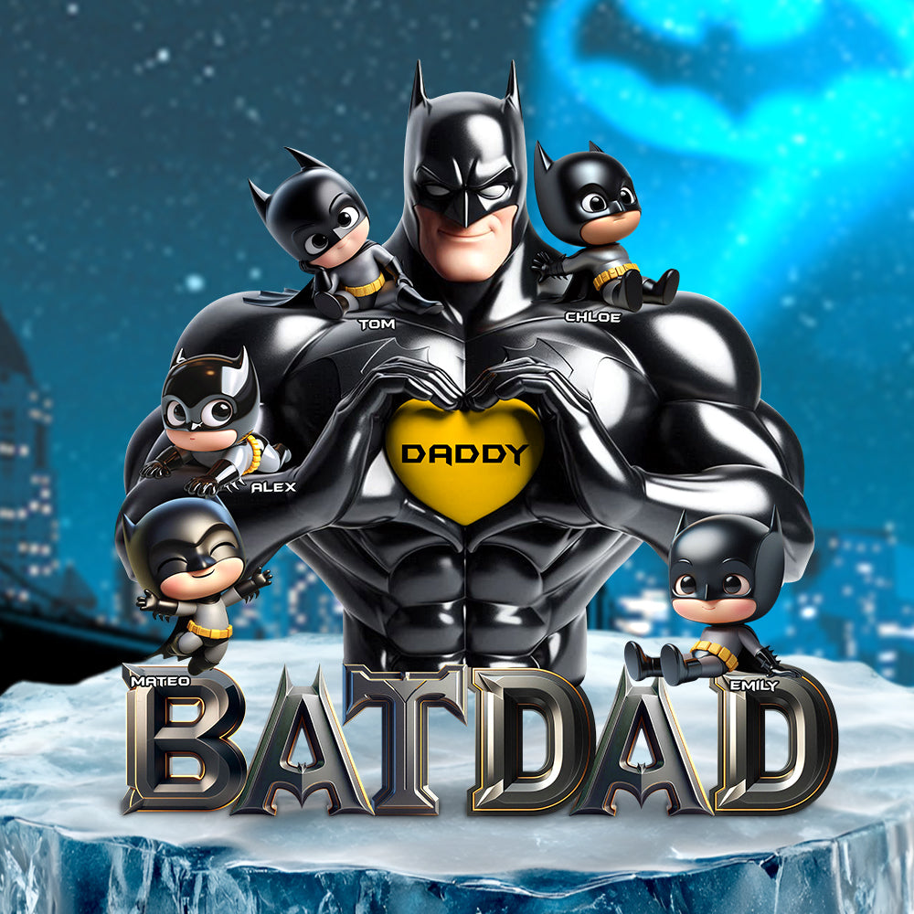 Strongest Dad Christmas Display – Personalized Gifts For Dad 02Ohdt120525