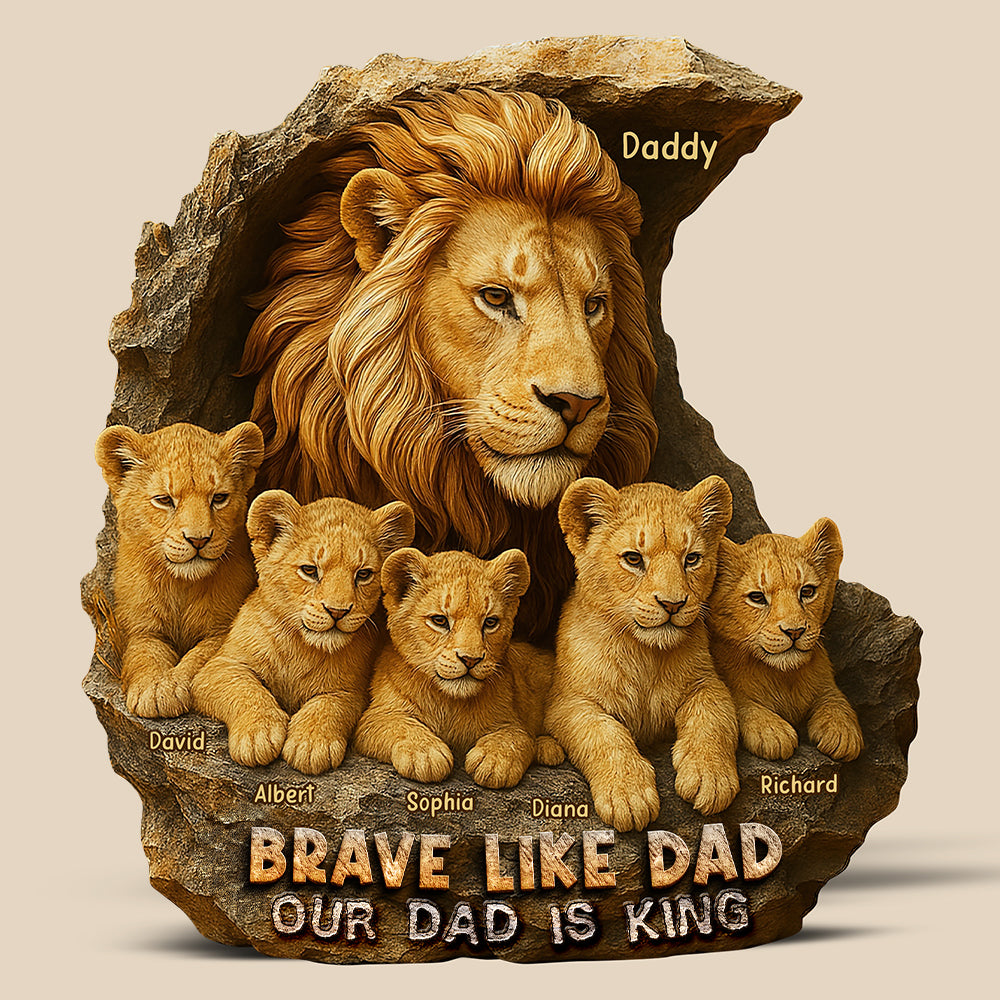Brave Like Dad – Custom Christmas Gift For The Strongest Father 05Xqqn010425 - Image 4