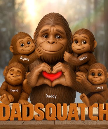 Dadsquatch Acrylic Plaque - Personalized Gifts For Dad 04Naqn170525