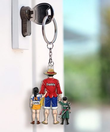 Dad Keychain- Personalized Gifts For Dad 02Qhhu120525Pa