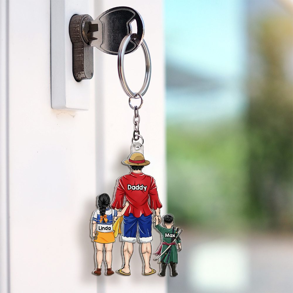 Dad Keychain- Personalized Gifts For Dad 02Qhhu120525Pa
