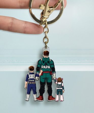 Super Dad Keychain - Personalized Gifts For Dad 01Qhhu200525