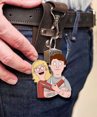 Personalized Gifts For Couple Keychain Hugging Couple 01Qhhu070225Hg