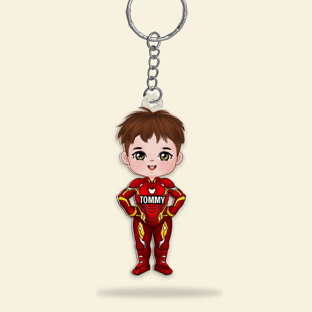 Personalized Gifts For Superhero Fans Keychain 06Qhhu170125Pa - Image 7