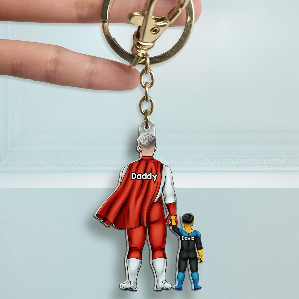 Energy Dad Acrylic Keychain - Personalized Gifts For Dad 03Qhhu210525Hg - Image 2