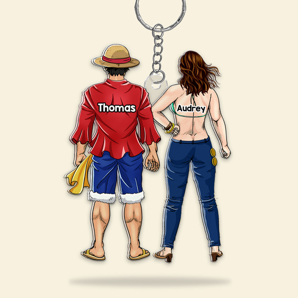 Personalized Gifts For Couple Keychain 02Qhhu090125Pa - Image 5