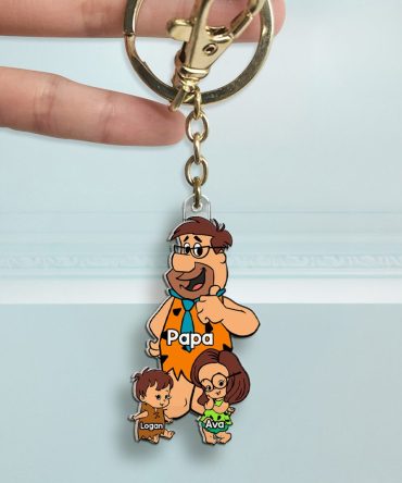 Best Dad Ever Keychain Personalized Gifts For Dad 04Qhhu160525Pa