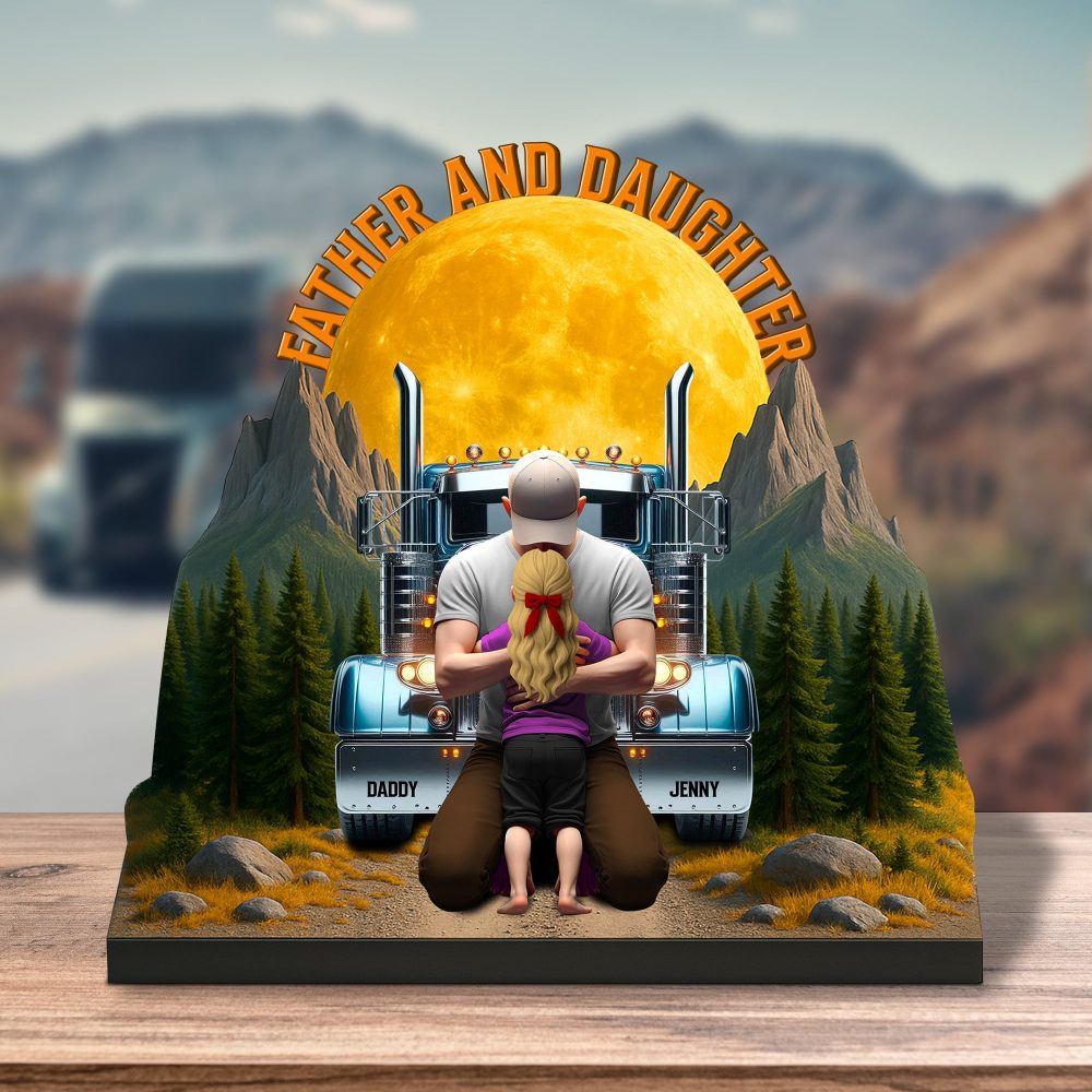 Dad Truck Plaque - Personalized Gifts For Dad 04Ohtn210525 - Image 2