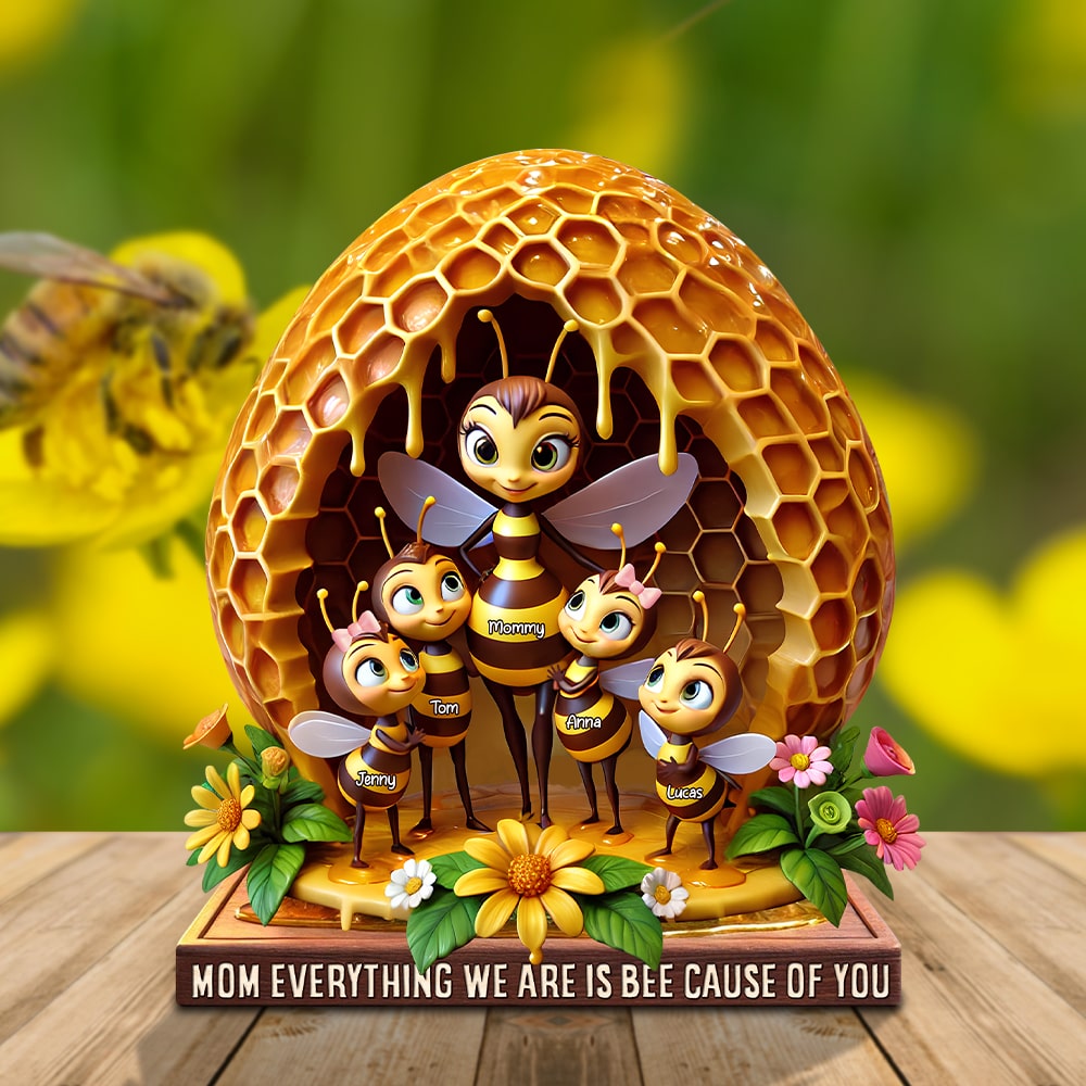 Personalized Gifts For Bee Mom Plaque 03Tgtn270325 - Image 2