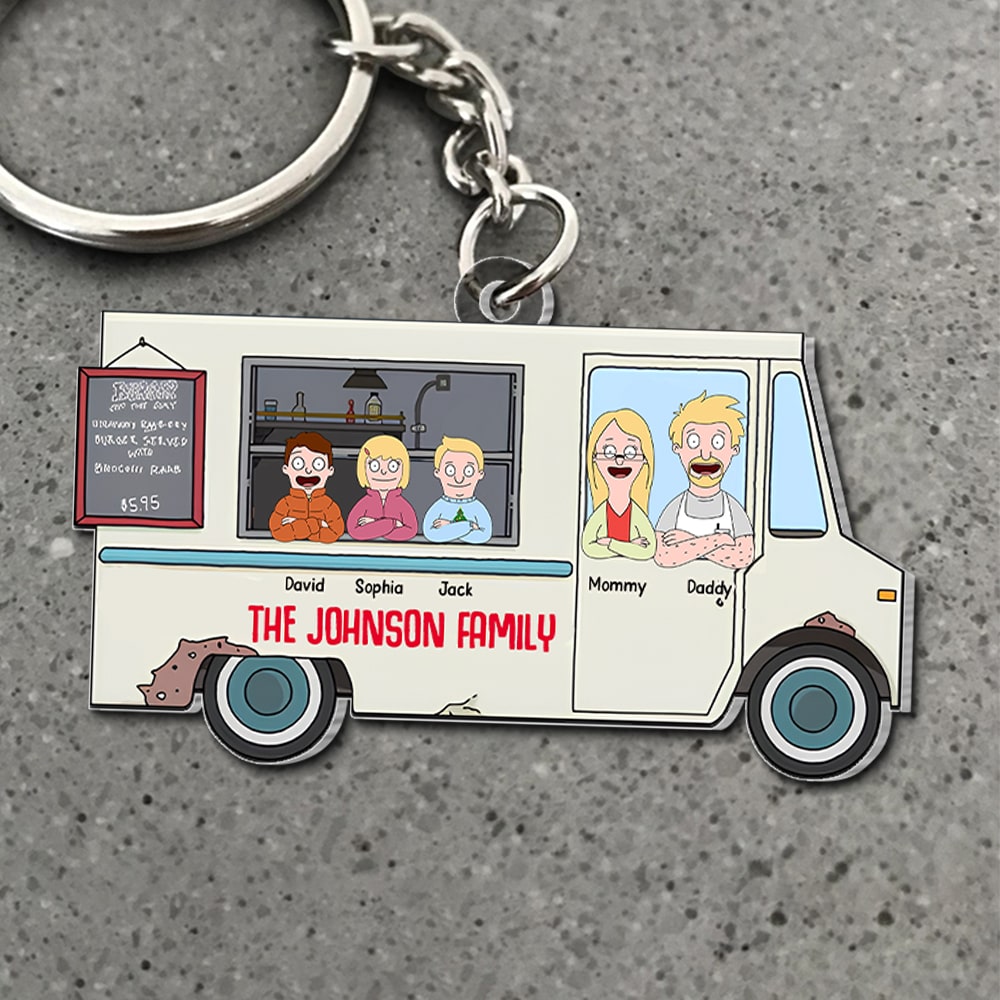Personalized Gifts For Family Keychain 04Ohtn040125Hg - Image 3